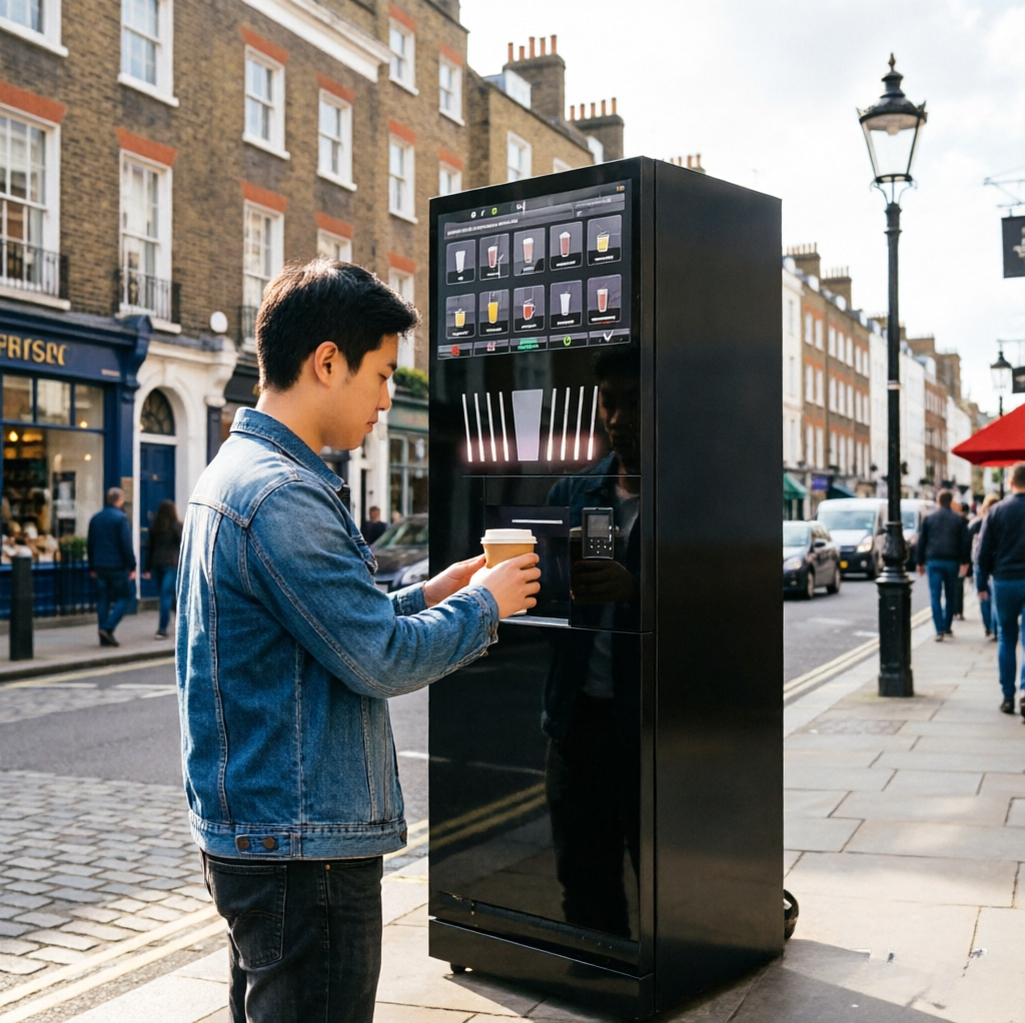 Coffee Equipment Dropshipping - Vending Coffee Machine Touch Screen Auto