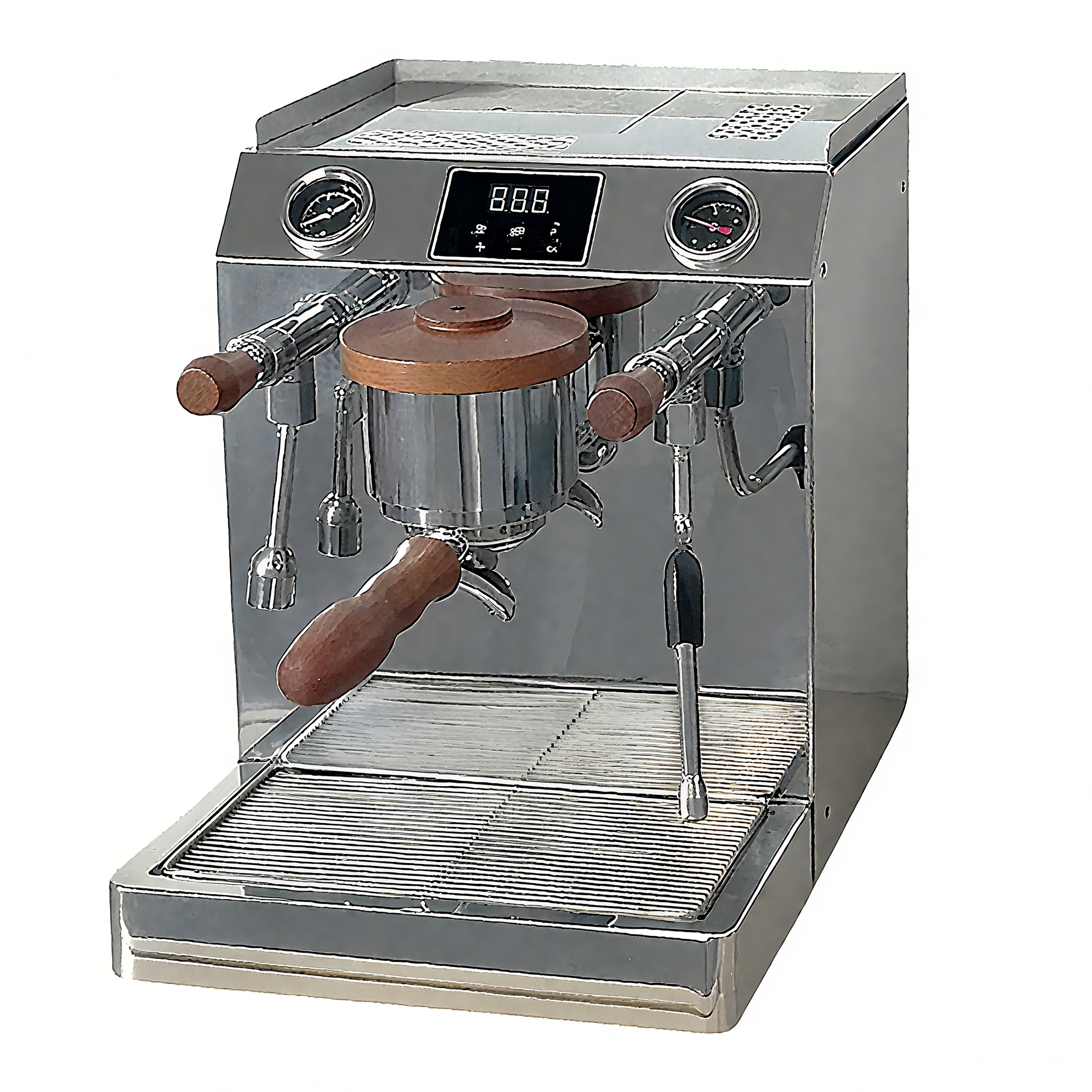 Coffee Equipment For Business - Dual Stainless Steel Boiler Expresso Coffee