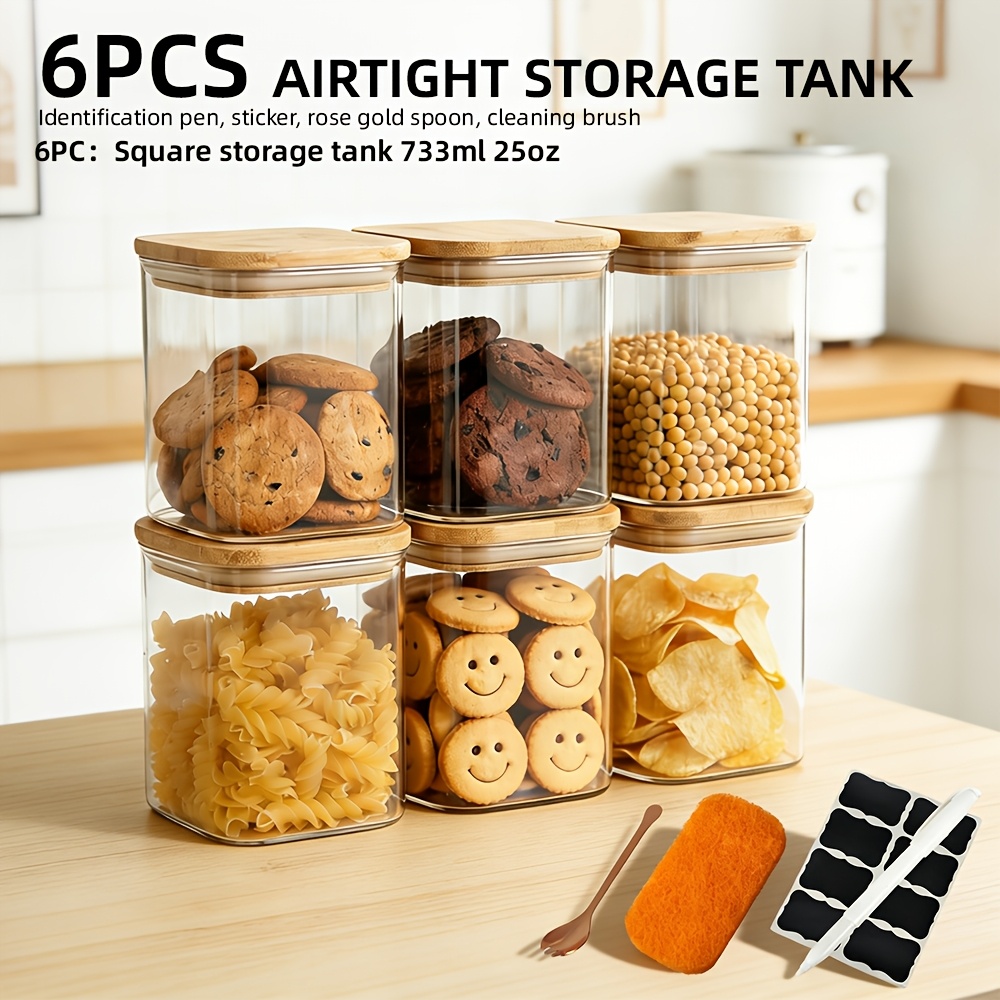 Coffee Equipment Used - 6/9pcs Set of Glass Storage Jars,