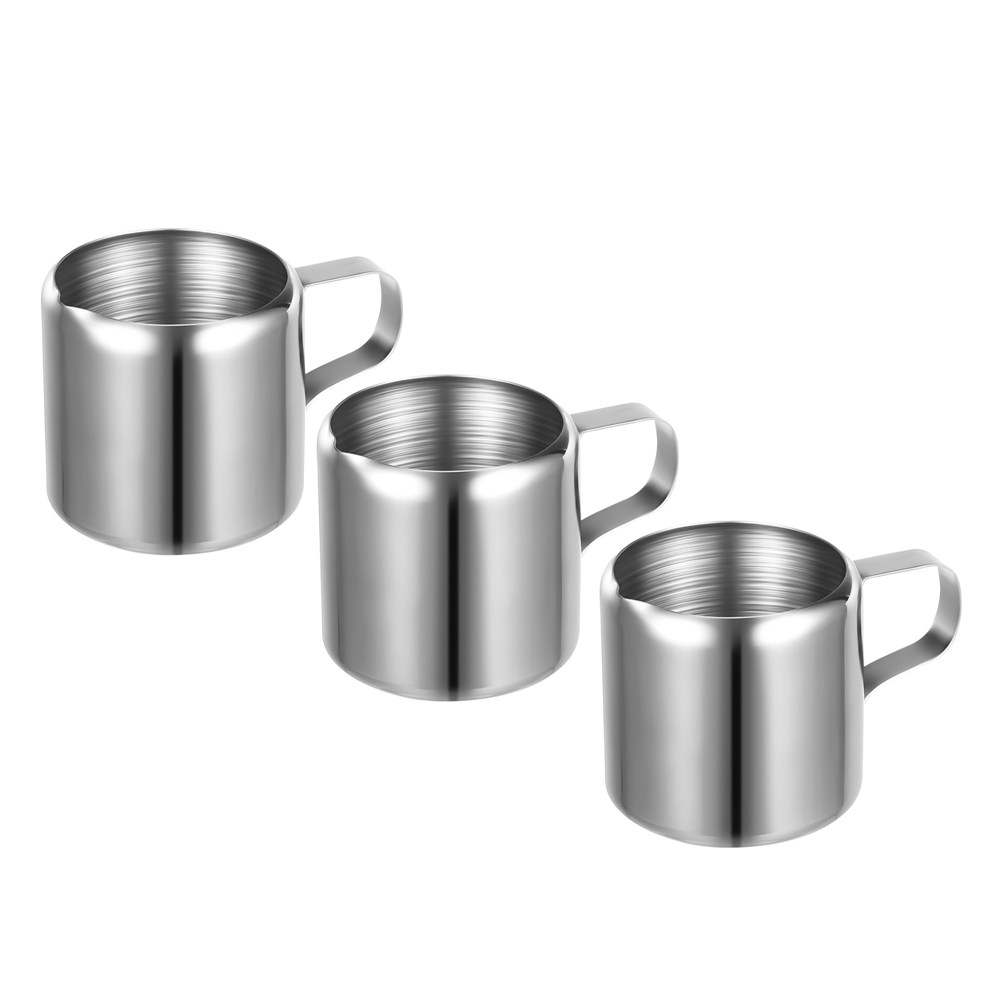 Milk Steaming Pitcher - 3Pcs Stainless Steel Milk Frothing Pitcher