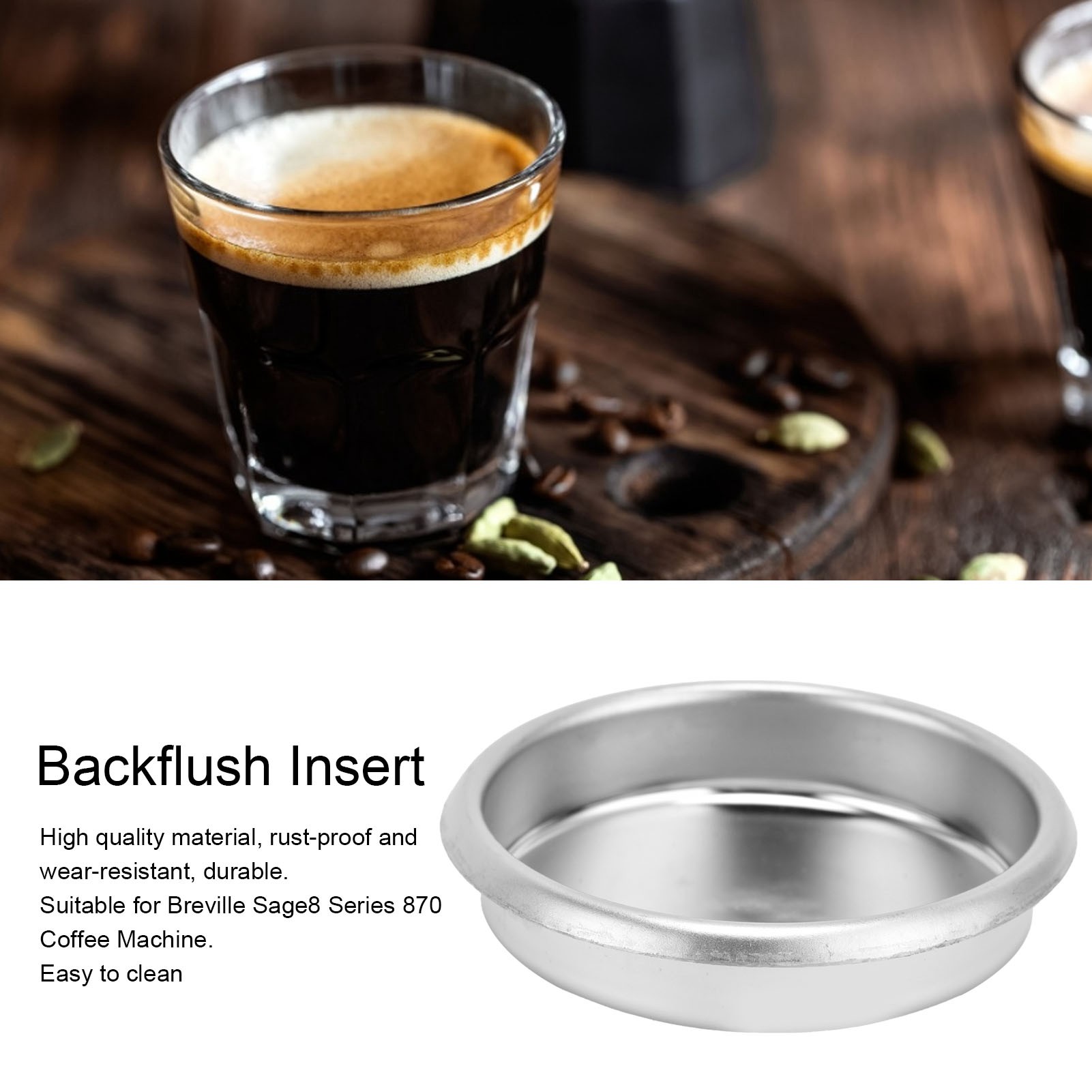 54mm Coffee Machine Stainless  - đánh giá và giá Blind Filter Disc