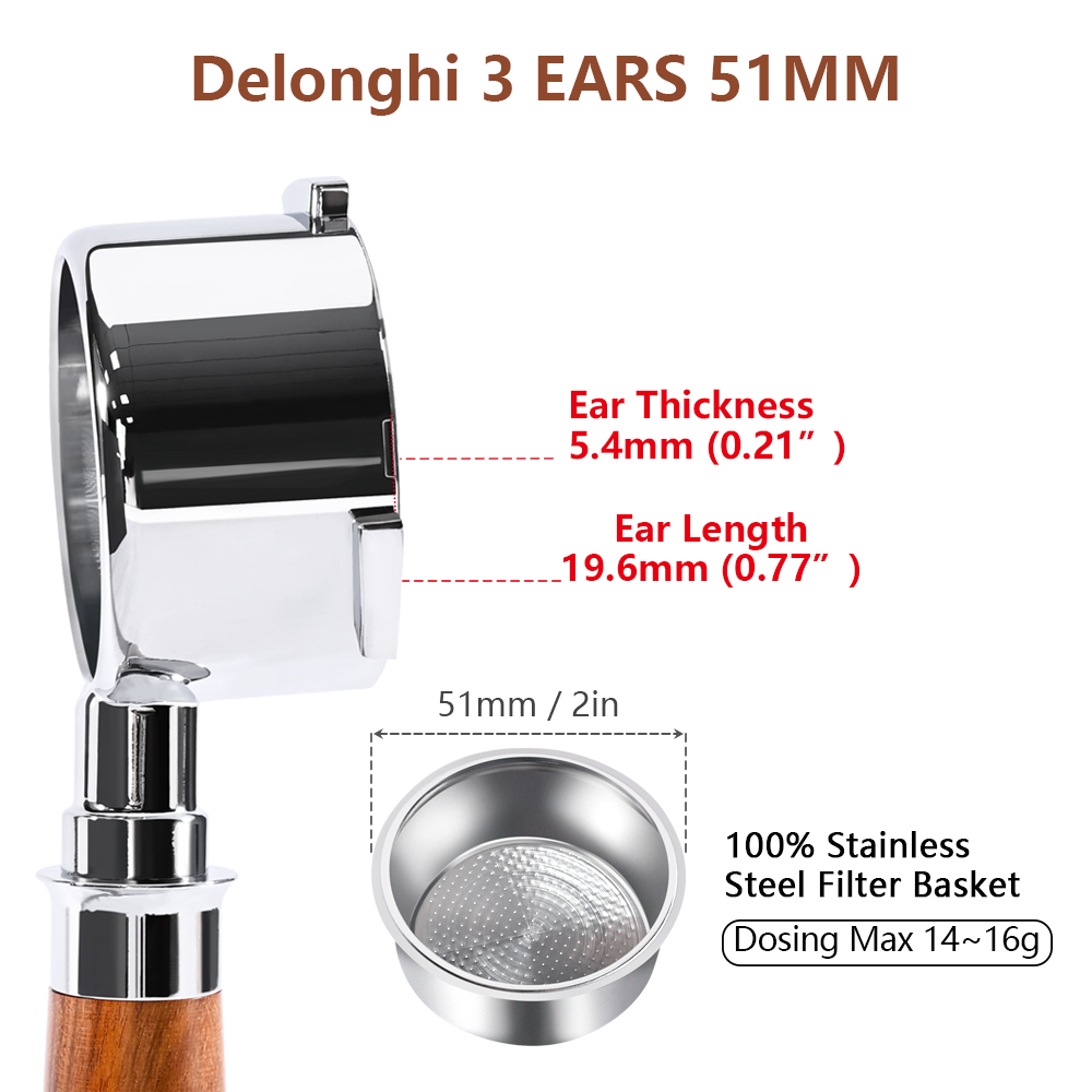51mm Coffee Bottomless Portafi - đánh giá và giá Coffee Equipment Espresso