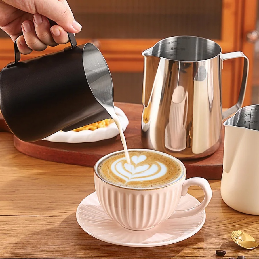 Coffee Milk Frothing Pitcher J - đánh giá và giá Milk Steaming Pitcher