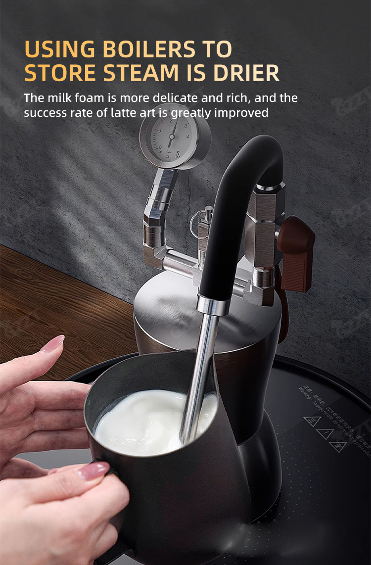 GZZT CMFAK-74 Milk Frother wit - đánh giá và giá Milk Steaming Pitcher