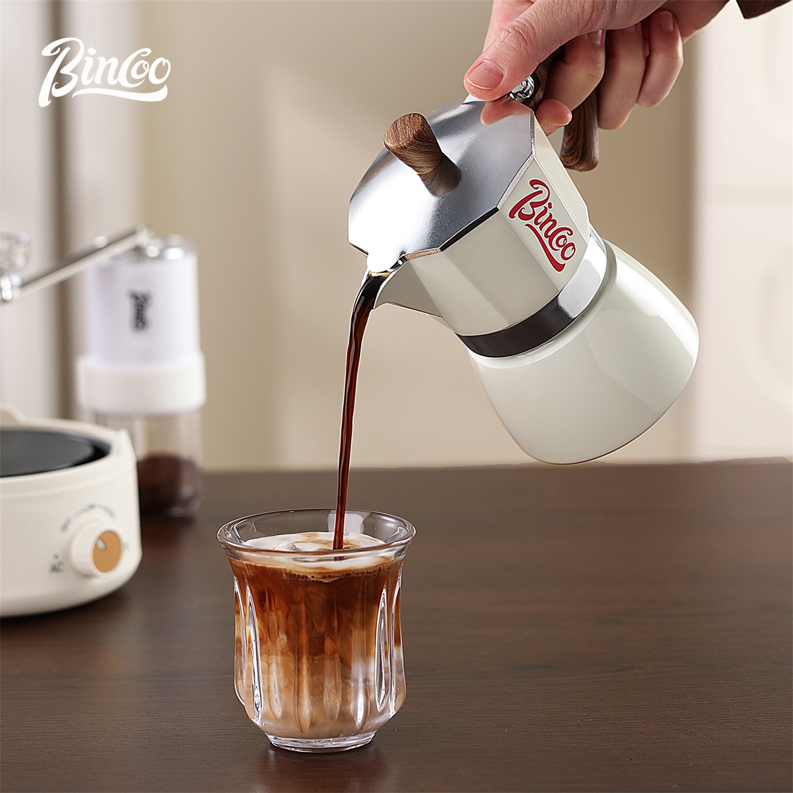 Bincoo Moka Pot and Electric S - đánh giá và giá Coffee Equipment Espresso