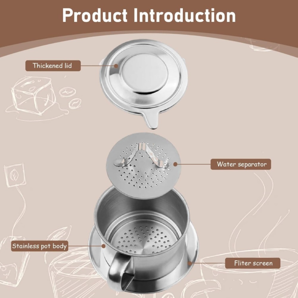 Vietnamese Drip Pour-Over Coff - đánh giá và giá Coffee Equipment Espresso