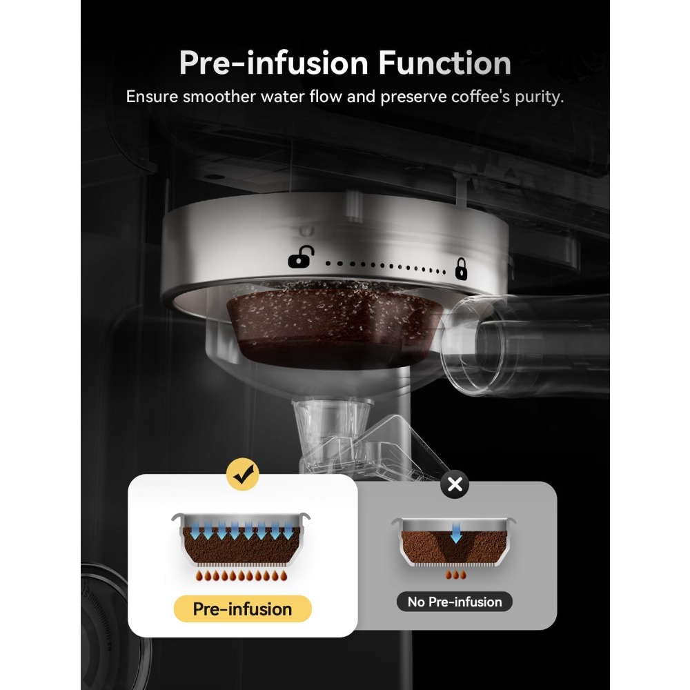 58mm Professional Espresso Cof - đánh giá và giá Pressure Gauge Espresso