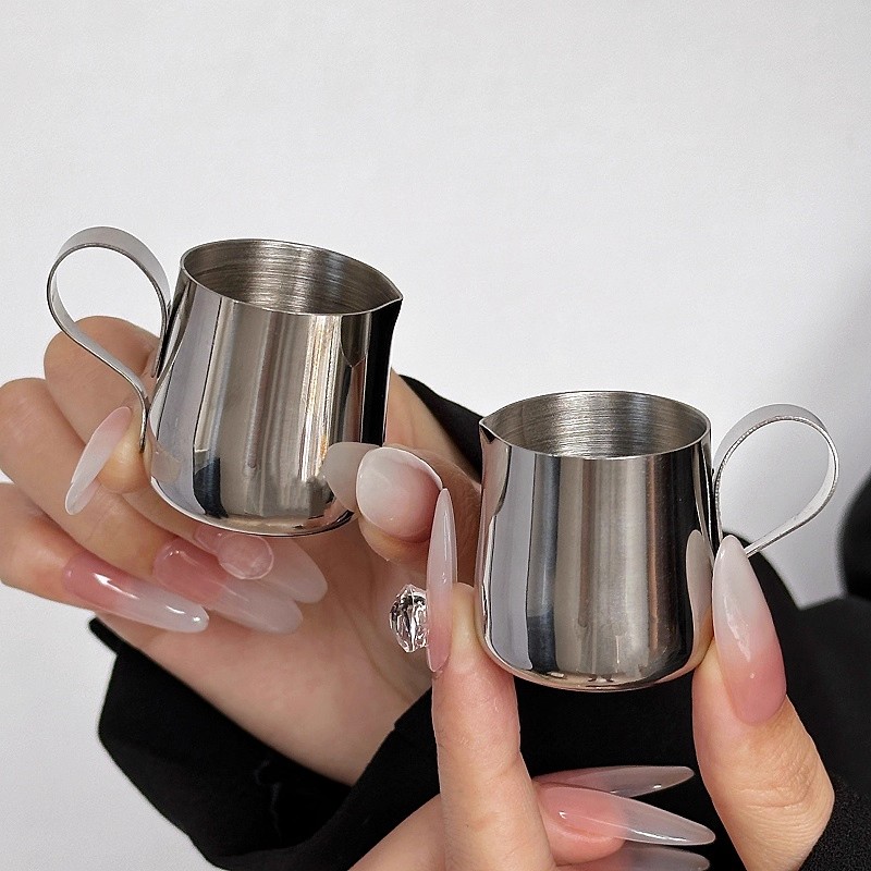 Stainless Steel Milk Frothing  - đánh giá và giá Milk Steaming Pitcher