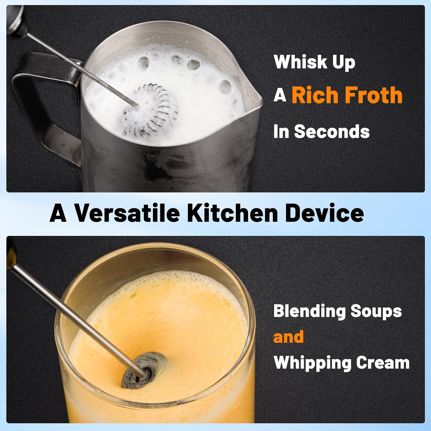 Wireless Milk Frother USB Rech - đánh giá và giá Milk Steaming Pitcher