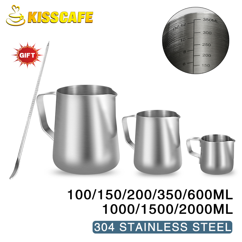 Milk Frother Jug Stainless Ste - đánh giá và giá Milk Steaming Pitcher