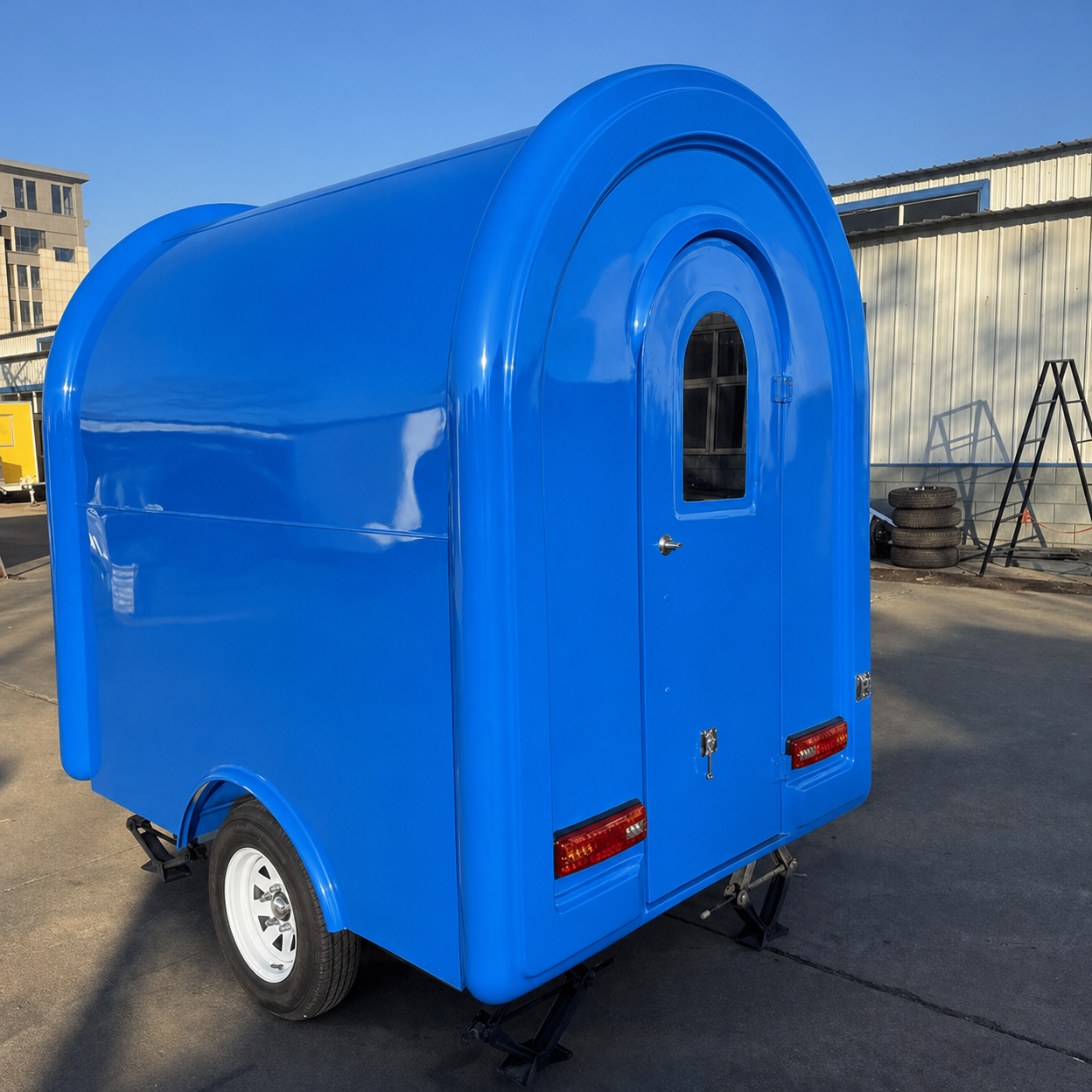 Outdoor Round Shape Mobile Cof - đánh giá và giá Coffee Equipment For Business