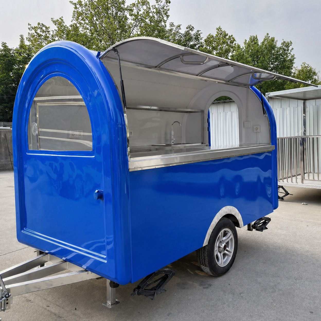 Outdoor Round Shape Mobile Cof - đánh giá và giá Coffee Equipment For Business