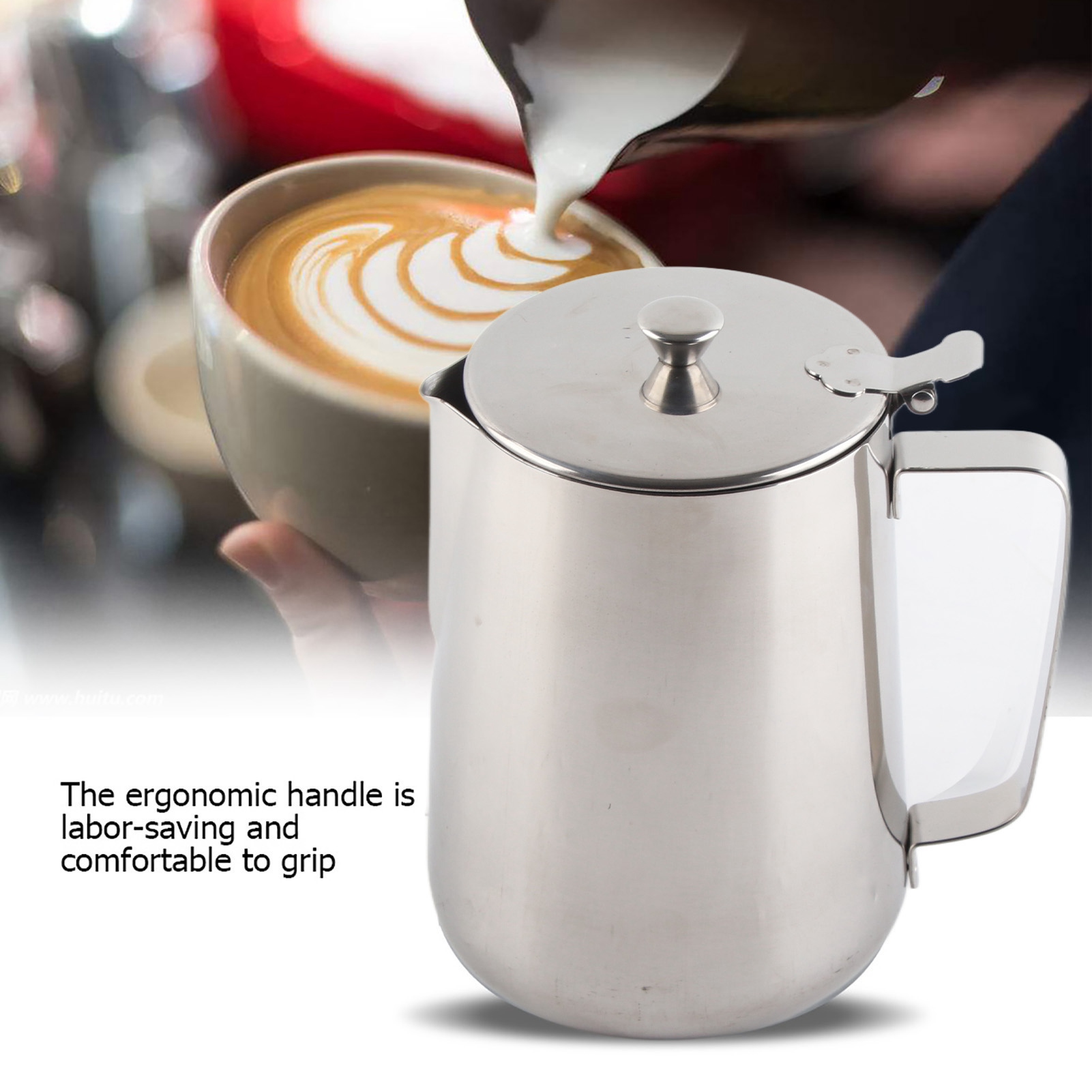 Stainless Steel Mug Stainless  - đánh giá và giá Milk Steaming Pitcher