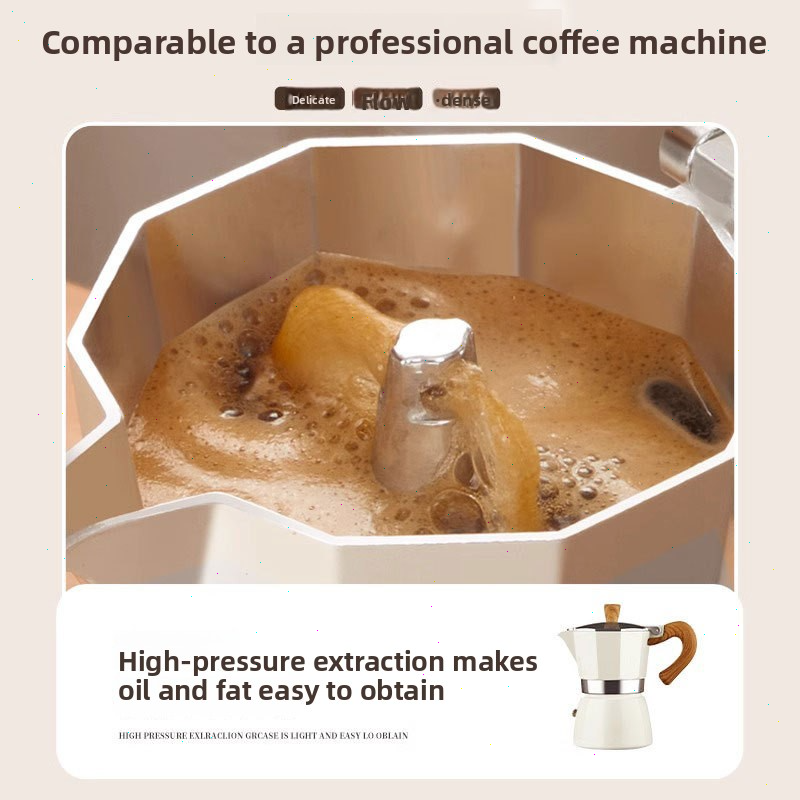 Round-bottomed Moka Pot Single - đánh giá và giá Coffee Equipment Espresso